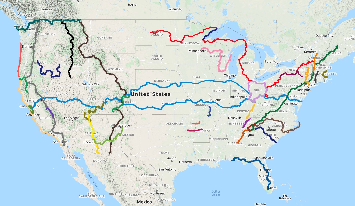 U.S. 200 Mile Long Trails